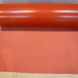 Red Silicone Fiberglass Cloth 0.55mm x 1.5mtr