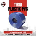 Tirai Plastik PVC Anti-Statis Hijau Transparan 0.3mm x 137cm x 30m 1