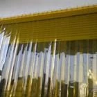 Tirai Pvc Strip Curtain Kuning 