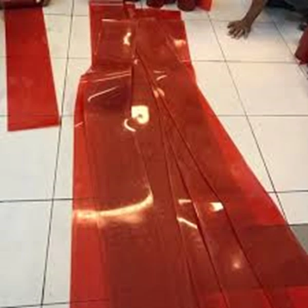 Gorden Pvc Curtain Merah Jakarta
