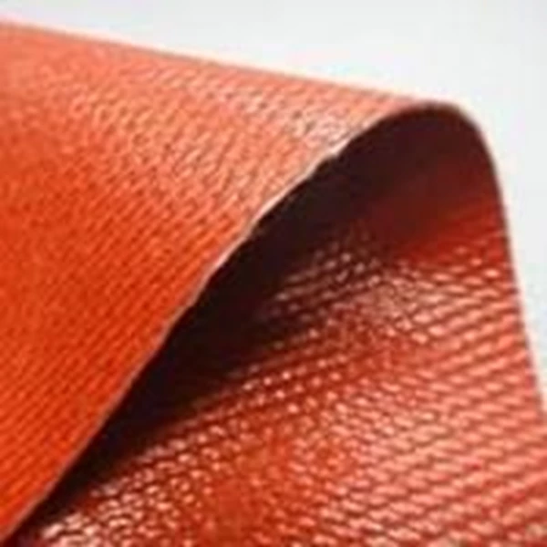 Silicone Fiber Glass Fabric Red