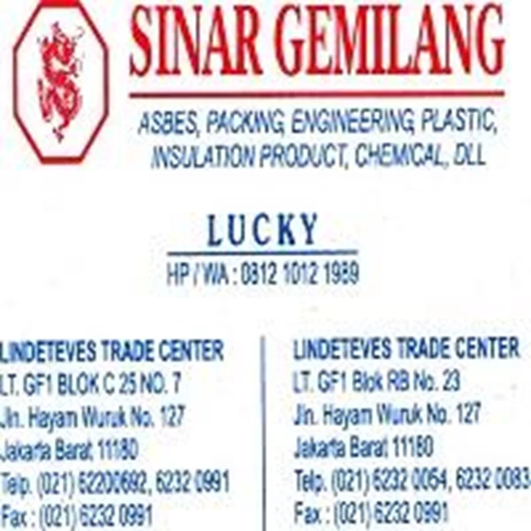 Gland Packing Aramid Fiber Kevlar Jakarta