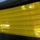 Tirai Plastik  Pvc Curtain bertulang kuning 1