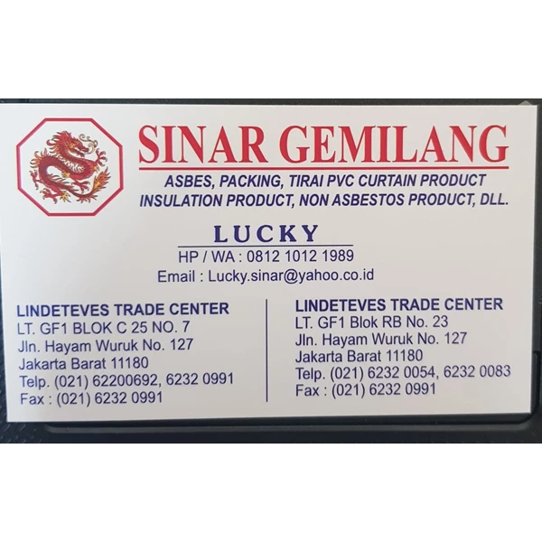 Gland Packing ENKA Seal Gasket Jakarta