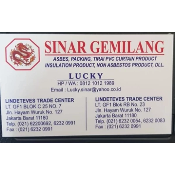 Gland Packing Garlock Style 1300-E Jakarta