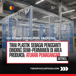 Tirai Plastik Sebagai Pengganti Dinding Semi-Permanen di Area Produksi: Aturan Pemasangan